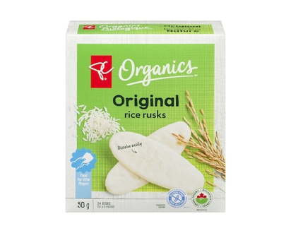 PC Organics Original Rice Rusks - 50.0 G