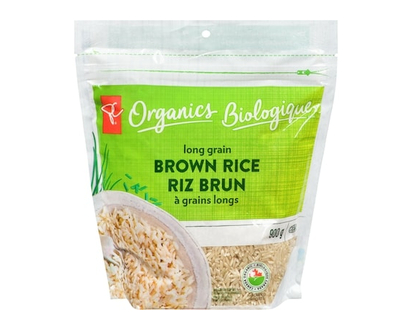 PC Organics Organic Long Grain Brown Rice - 900.0 G