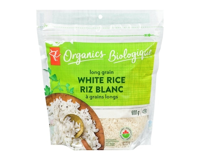 PC Organics Organic Long Grain White Rice - 900.0 G