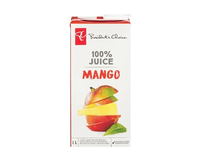 President's Choice 100% Mango Juice - 1.0 L