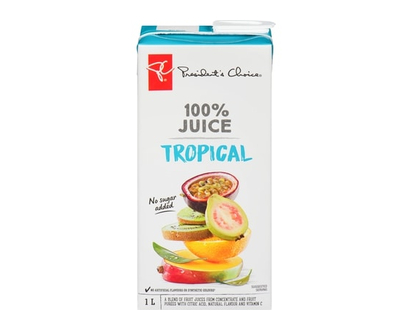 President's Choice 100% Tropical Juice - 1.0 L