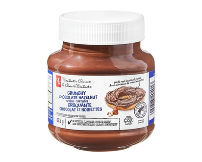 President's Choice Crunchy Chocolate Hazelnut Spread - 375.0 G