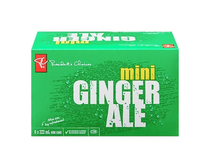 le Choix du Président Mini soda au gingembre, 6 canettes - 222.0 ML