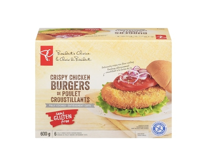 President's Choice Gluten Free Chicken Burgers - 600.0 G