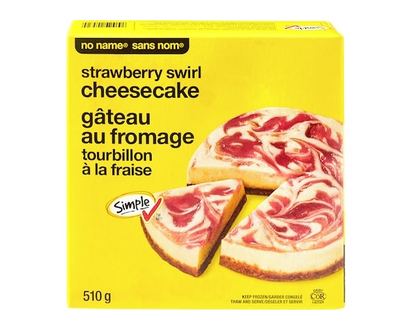 No Name Strawberry Swirl Cheesecake - 510.0 G