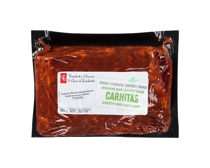 President's Choice Seasoned Pork Shoulder Blade Carnitas - 900.0 G