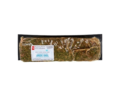 President's Choice Seasoned Pork Loin Roast Greek - 730.0 G