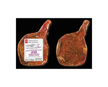 President's Choice World Of Flavours Jerk Frenched Pork Loin Chops - 440.0 G