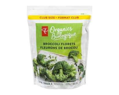 PC Organics Broccoli Florets Club Size - 1.5 KG