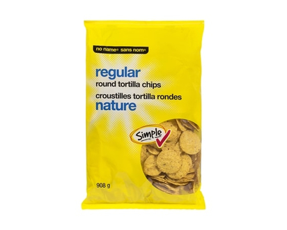No Name Regular Round Tortilla Chips - 908.0 G
