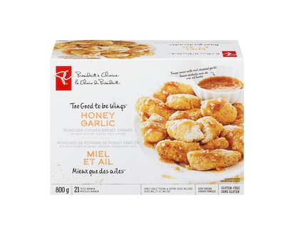 President's Choice Too Good To Be Wings, Honey Garlic - 800.0 G