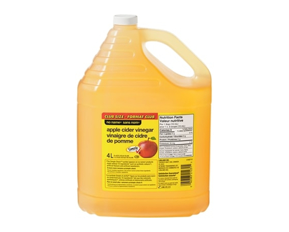 No Name Apple Cider Vinegar Club Size - 4.0 L
