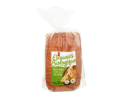PC Biologique Pain de grains entiers à 100 % - 709.0 G