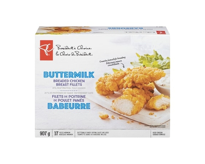 President's Choice Buttermilk Breaded Chicken Breast Strips - 907.0 G