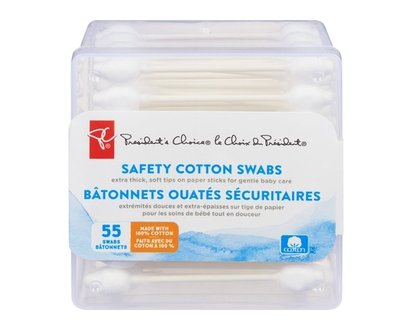 President's Choice Baby Cotton Swabs - 55.0 EA