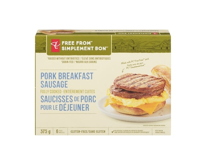 le Choix du Président Saucisses de porc pour le déjeuner Simplement bon - 375.0 G