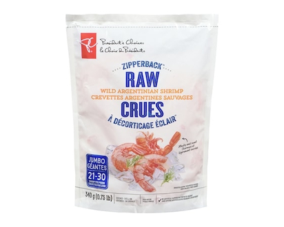 President's Choice Raw Shrimp - 340.0 G