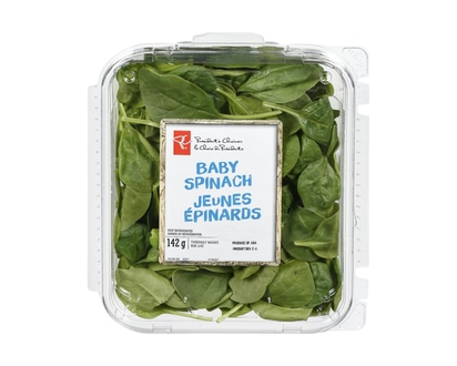 President's Choice Baby Spinach - 0.142 KG
