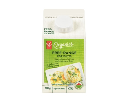 PC Organics Organic Free-Range Egg Whites - 500.0 G