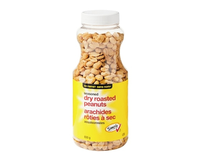 Sans Nom Arachides rôties rôties à sec, assaisonnées - 650.0 G