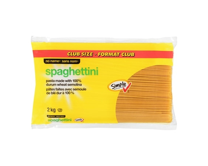 No Name Spaghettini - 2.0 KG