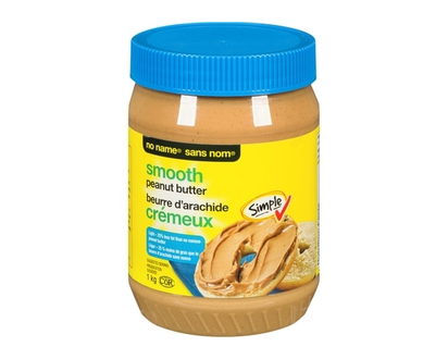 No Name Smooth Light Peanut Butter - 1.0 KG