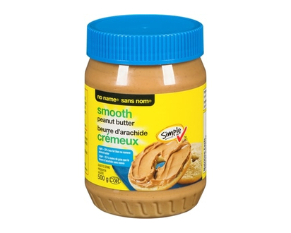 No Name Peanut Butter, Smooth Light - 500.0 G