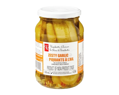 le Choix du Président Cornichons à l’aneth tranchés piquants à l’ail - 500.0 ML