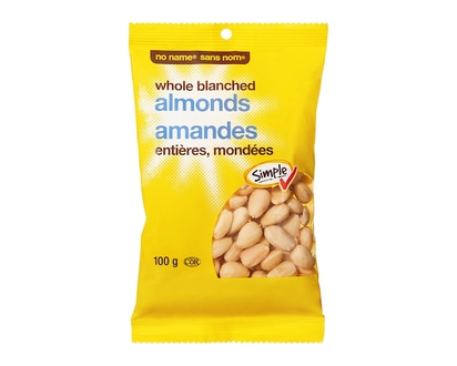 No Name Whole Blanched Almonds - 100.0 G