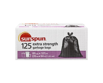 Large Extra Strength Garbage Bags - 125.0 EA