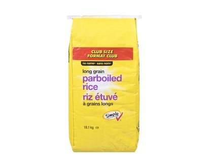 Riz étuvé à grains longs - 18.1 KG