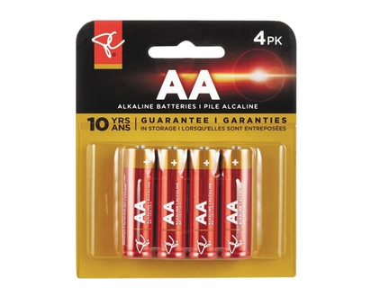 President's Choice Long Life Alkaline Batteries, Aa - 1.0 EA