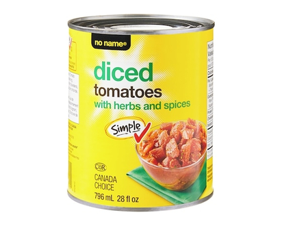 Sans Nom Tomates en dés avec fines herbes et épices - 796.0 ML