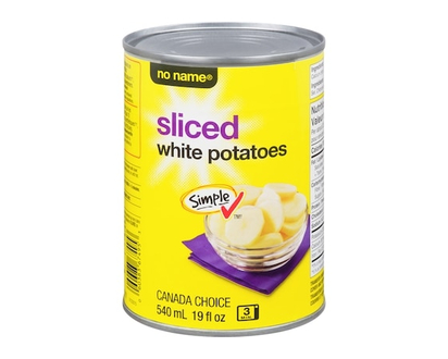 Sans Nom Pommes de terre blanches tranchées - 540.0 ML