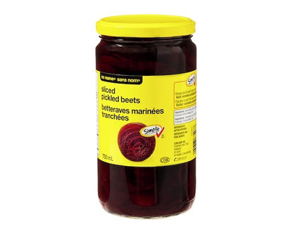 No Name Sliced Pickled Beets - 750.0 ML