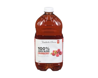 le Choix du Président Mélange de jus à 100 %, canneberge - 1.89 L