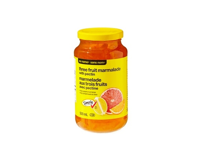 No Name Three Fruit Marmalade With Pectin - 500.0 ML