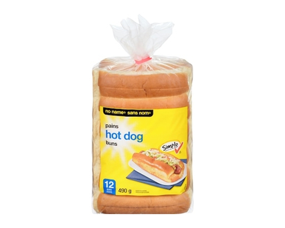 Sans Nom Pains à hot-dog - 12.0 EA