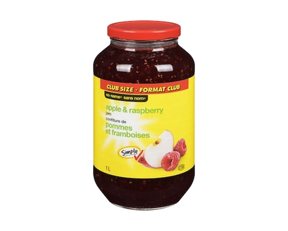 No Name Apple & Raspberry Jam, Club Size - 1.0 L