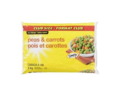 Sans Nom Pois et carottes, format club - 2.0 KG