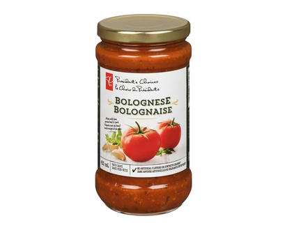 President's Choice Bolognese Pasta Sauce - 425.0 ML