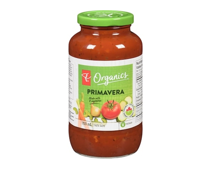 PC Organics Organic Pasta Sauce, Primavera - 700.0 ML