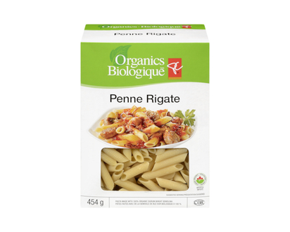 PC Organics Organic Pasta, Penne Rigate - 454.0 G