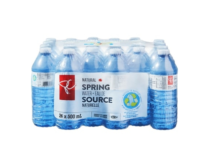 President's Choice Natural Spring Water 24 Pack - 500.0 ML