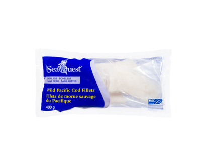 Seaquest Cod Fillets Wild Pacific - 400.0 G