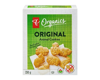 PC Organics Organics Original Animal Cookies - 250.0 G