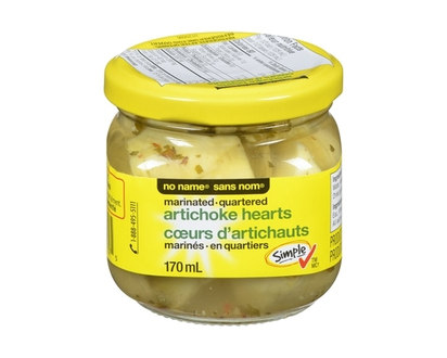 No Name Marinated Quartered Artichoke Hearts - 170.0 ML