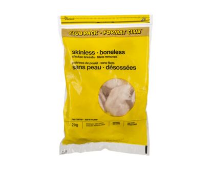 Club Pack Chicken Breasts, Boneless Skinless - 2.0 KG