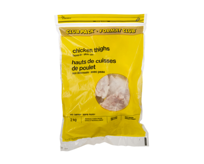 Club Pack Chicken Thighs, Bone-In - 2.0 KG