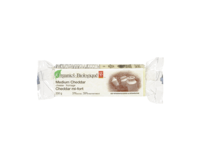 PC Organics Organic Cheese, Medium Cheddar - 200.0 G